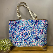 Load image into Gallery viewer, Carry All Bag - Abstract Turtle with Pineapple