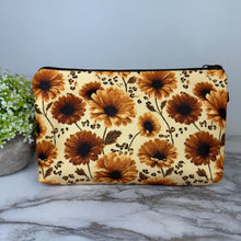 Load image into Gallery viewer, Pouch - Floral Animal Print Brown Sand