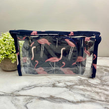 Load image into Gallery viewer, Trio Set Pouch + Clamshell - Flamingo