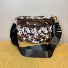 Load image into Gallery viewer, The Roni Nylon Crossbody - Brown Cow
