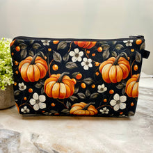 Load image into Gallery viewer, Pouch - Halloween Fall - Pumpkin Black & White