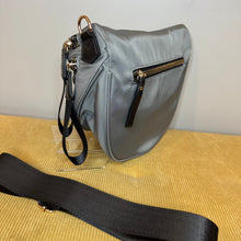 Load image into Gallery viewer, The Roni Nylon Crossbody - Grey + Black - PREORDER