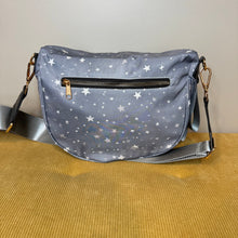 Load image into Gallery viewer, The Roni Nylon Crossbody - Grey Stars