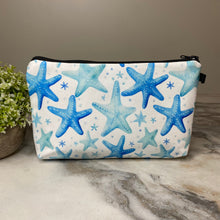 Load image into Gallery viewer, Pouch - Starfish Blue