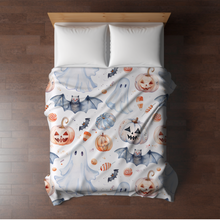 Load image into Gallery viewer, Blanket - Halloween - White Ghost