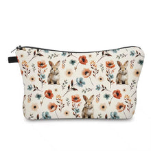 Load image into Gallery viewer, Pouch - Easter, Floral Bunnies Bunny