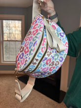 Load image into Gallery viewer, The Roni Nylon Crossbody - Animal Print Multicolor