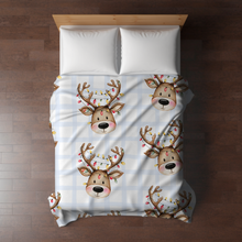 Load image into Gallery viewer, Blanket Christmas #4 - Reindeer Lights - PREORDER