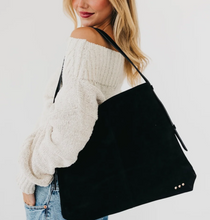 Load image into Gallery viewer, Evie Suede Hobo Shoulder Bag