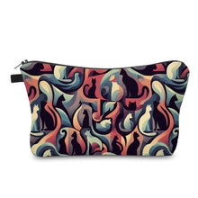 Load image into Gallery viewer, Pouch - Cat Abstract Shapes