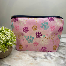 Load image into Gallery viewer, Pouch XL - Paws on Pink