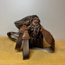 Load image into Gallery viewer, The Roni Nylon Crossbody - Animal Print Chocolate - PREORDER