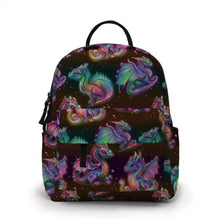 Load image into Gallery viewer, Bundled Set - Mini Backpack, Pouch, & Mini Pouch - Dragon Rainbow
