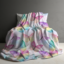 Load image into Gallery viewer, Blanket - Pastel Butterfly