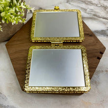 Load image into Gallery viewer, Compact Mirror - Black Floral (by shape)