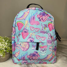 Load image into Gallery viewer, Mini Backpack - Halloween Fall - Skeleton Summer