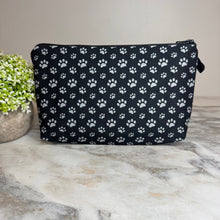 Load image into Gallery viewer, Pouch - Dog Cat Paw Black Grey