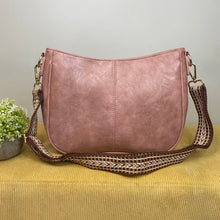 Load image into Gallery viewer, Rachael Crossbody Purse - Fabric Strap - Blush - LAST ONE LEFT
