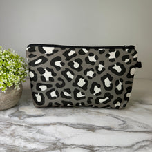 Load image into Gallery viewer, Pouch - Animal Print Grey