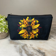 Load image into Gallery viewer, Pouch - Sunflower Plaid