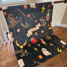 Load image into Gallery viewer, Blanket - Magic on Black - PREORDER