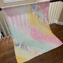 Load image into Gallery viewer, Blanket - Easter - Egg Pastel Stripes Silver