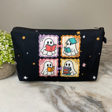 Load image into Gallery viewer, Pouch - Halloween Fall, Ghost Book Stamps