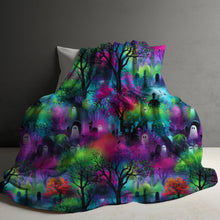 Load image into Gallery viewer, Blanket Halloween #13 - Galaxy Graveyard - PREORDER ends 7/25