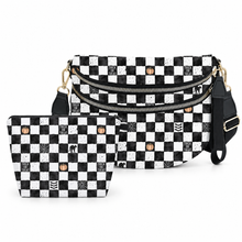 Load image into Gallery viewer, Bundled Set - Roni & XL Pouch - Halloween Trick or Treat Plaid
