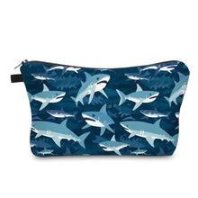 Load image into Gallery viewer, Pouch - Sharks on Blue