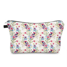 Load image into Gallery viewer, Pouch - Floral Vines Pink Purple Blue