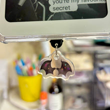 Load image into Gallery viewer, ACOMAF Painted Wings Star Sparkle Double Sided USB-C Dust Plug Kindle Charm
