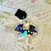 Load image into Gallery viewer, ACOMAF Painted Wings Star Sparkle Double Sided USB-C Dust Plug Kindle Charm