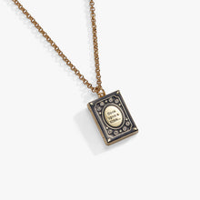 Load image into Gallery viewer, 'A Reader Lives A Thousand Lives' Book Club Locket Pendant