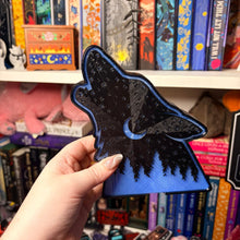 Load image into Gallery viewer, Celestial Wolf Light Up Book Nook