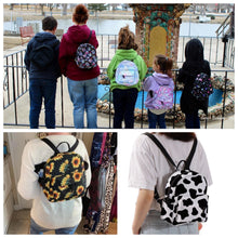 Load image into Gallery viewer, Mini Backpack - Solid Black