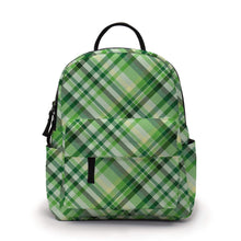 Load image into Gallery viewer, Mini Backpack & Pouch Bundled Set - St. Patrick’s Day - Plaid