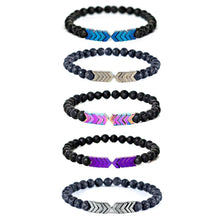 Load image into Gallery viewer, Lava Bead Arrow Bracelets - Oily BlendsLava Bead Arrow Bracelets