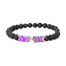 Load image into Gallery viewer, Lava Bead Arrow Bracelets - Oily BlendsLava Bead Arrow Bracelets