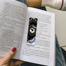Load image into Gallery viewer, Onyx Storm Inspired Metal Bookmark