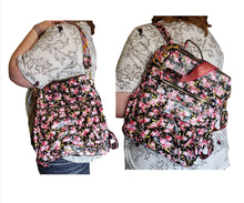 Load image into Gallery viewer, Floral Guitar-Strap Backpack