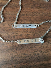 Load image into Gallery viewer, Custom Hand-Stamped Necklace