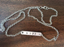 Load image into Gallery viewer, Custom Hand-Stamped Necklace