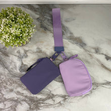 Load image into Gallery viewer, Nylon Wristlet + Double Mini Pouch Set
