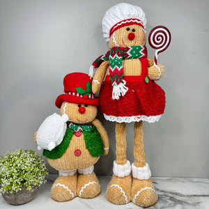 Telescopic Standing Christmas Decor - Gingerbread #2