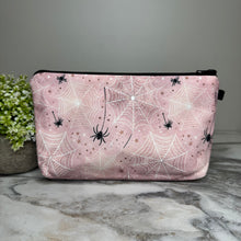 Load image into Gallery viewer, Pouch - Halloween Fall - Spider Web
