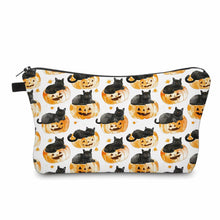 Load image into Gallery viewer, Pouch - Halloween Fall - Pumpkin Cat
