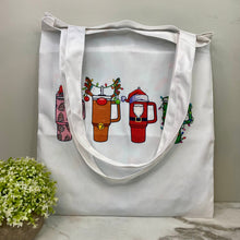 Load image into Gallery viewer, Tote Bag - Christmas - #54 - Tumbler Christmas
