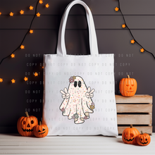 Load image into Gallery viewer, Tote Bag - Halloween - Peace Ghost
