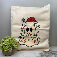 Load image into Gallery viewer, Tote Bag - Christmas - Ghost Lights
